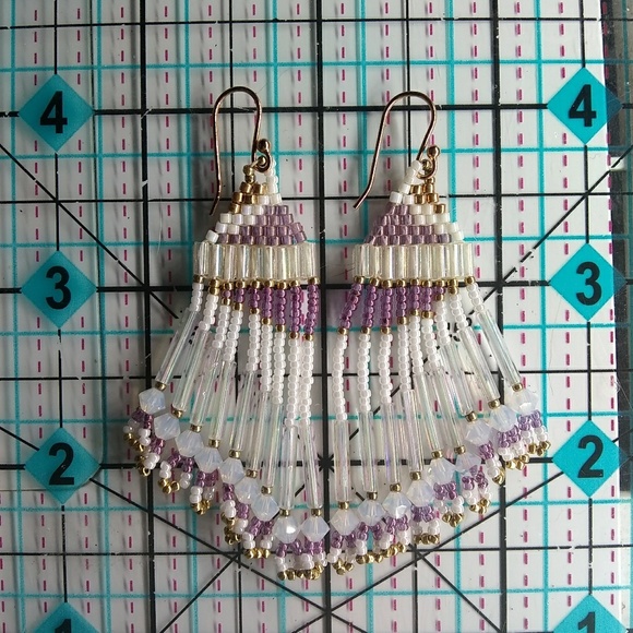 ⭐SOLD⭐ JRW Handmade Swarovski Earrings - Picture 4 of 7